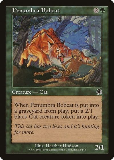 Penumbra Bobcat Apocalypse Magic card