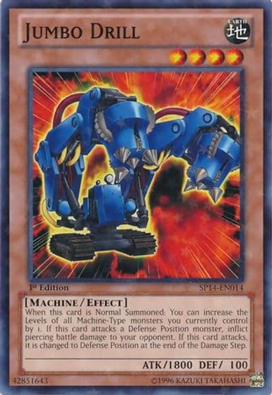 Jumbo Drill Starfoil Star Pack 2014 Yu-Gi-Oh! card