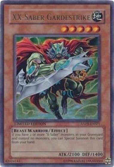 XX Saber Gardestrike ANPR ENSP1 Ancient Prophecy Yu-Gi-Oh! card