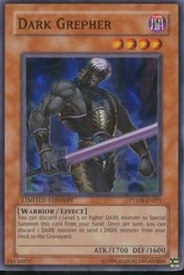 Dark Grepher PTDN ENSP1 Phantom Darkness Yu-Gi-Oh! card