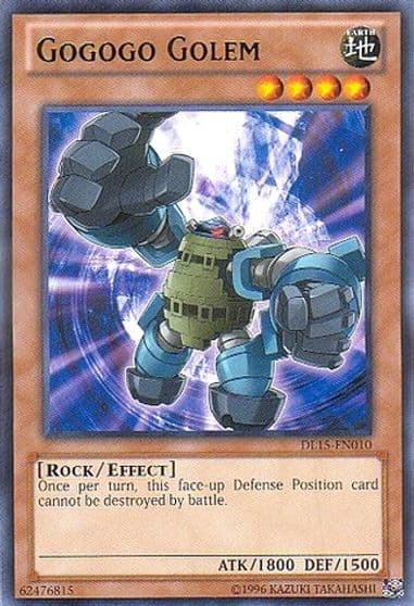 Gogogo Golem Green Duelist League Promo Yu-Gi-Oh! card