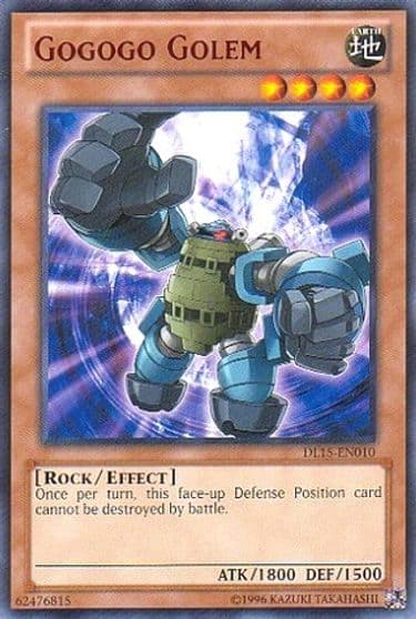 Gogogo Golem Red Duelist League Promo Yu-Gi-Oh! card
