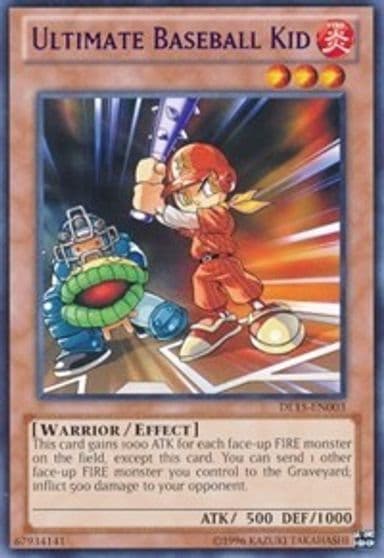Ultimate Baseball Kid Blue Duelist League Promo Yu-Gi-Oh! card