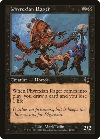 Phyrexian Rager Apocalypse Magic card