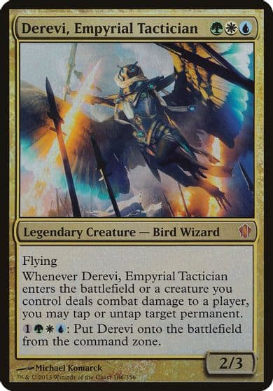 Derevi Empyrial Tactician Commander 2013 Oversize Cards Magic card