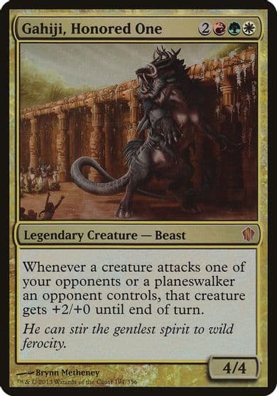 Gahiji Honored One Commander 2013 Oversize Cards Magic card