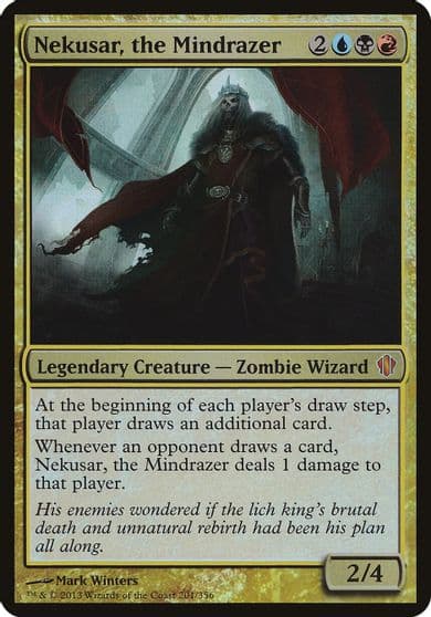 Nekusar the Mindrazer Commander 2013 Oversize Cards Magic card