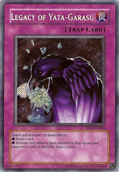 Legacy of Yata Garasu Secret Rare Premium Pack 1 Yu-Gi-Oh! card