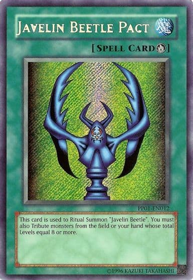 Javelin Beetle Pact Secret Rare Premium Pack 1 Yu-Gi-Oh! card