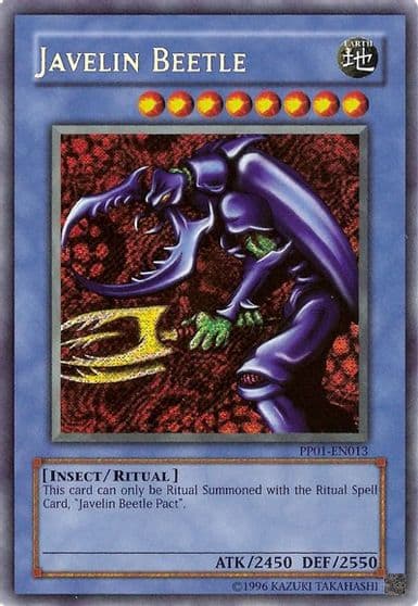 Javelin Beetle Secret Rare Premium Pack 1 Yu-Gi-Oh! card
