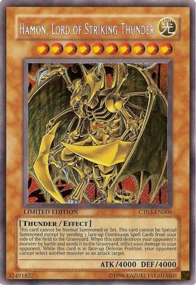 Hamon Lord of Striking Thunder 2006 Collectors Tin Yu-Gi-Oh! card