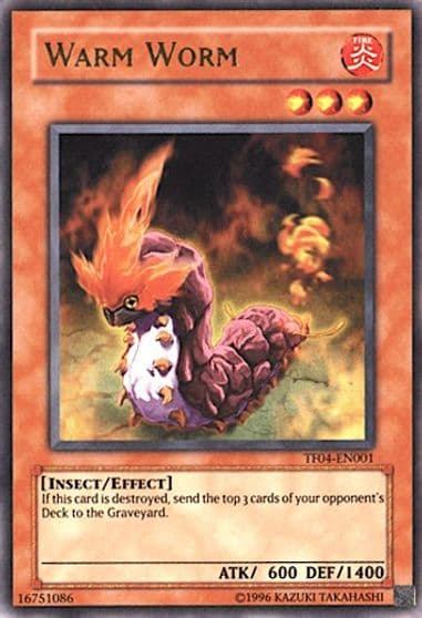 Warm Worm 5Ds Tag Force 4 Yu-Gi-Oh! Video Game Promotional Cards Yu-Gi-Oh! card