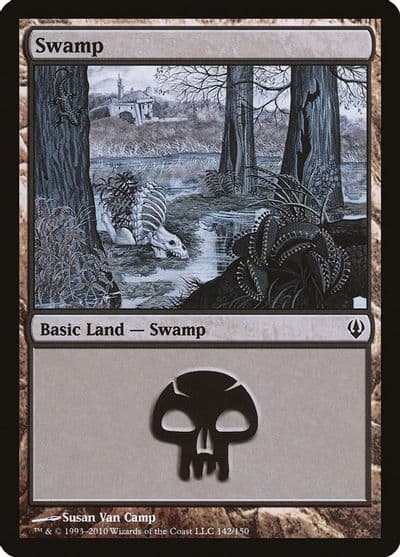 Swamp 142 Archenemy Magic card