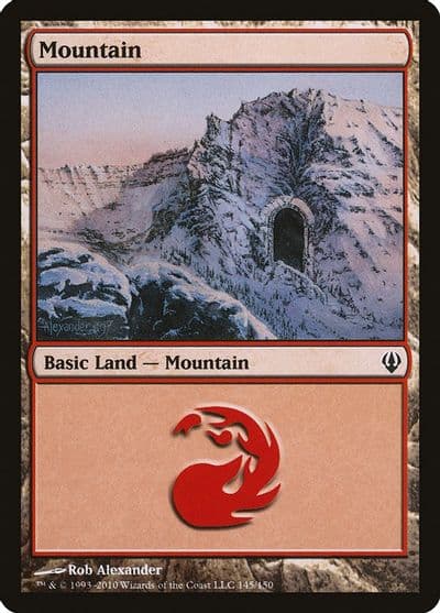 Mountain 145 Archenemy Magic card