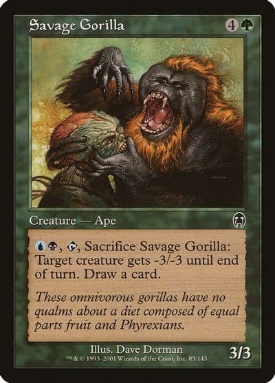 Savage Gorilla Apocalypse Magic card