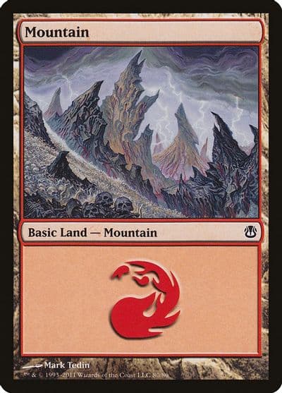 Mountain 80 Duel Decks: Ajani vs. Nicol Bolas Magic card
