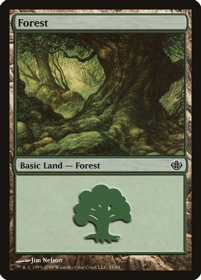 Forest 31 Duel Decks: Garruk vs. Liliana Magic card