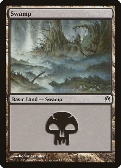 Swamp 33 Duel Decks: Phyrexia vs. the Coalition Magic card