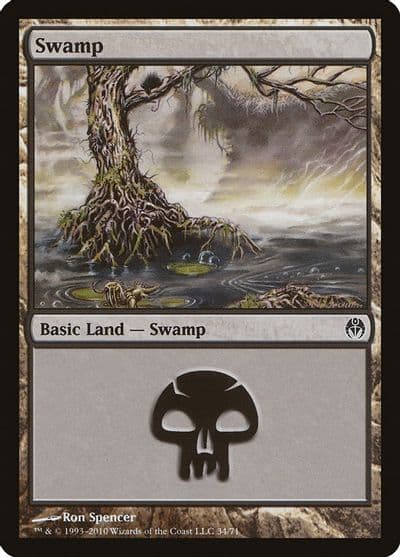 Swamp 34 Duel Decks: Phyrexia vs. the Coalition Magic card