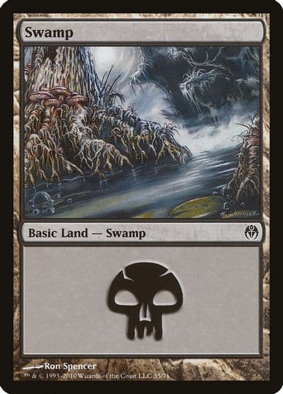 Swamp 35 Duel Decks: Phyrexia vs. the Coalition Magic card