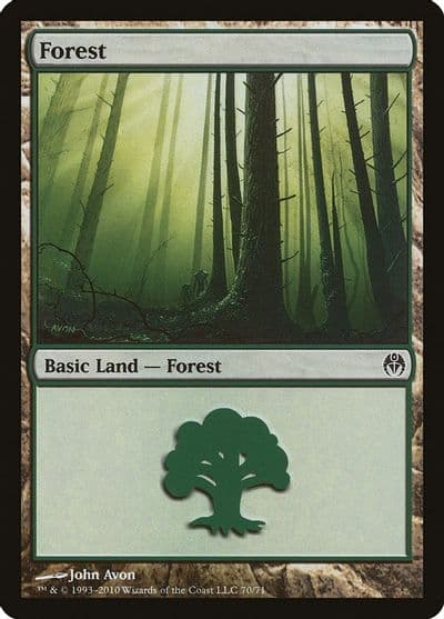 Forest 70 Duel Decks: Phyrexia vs. the Coalition Magic card