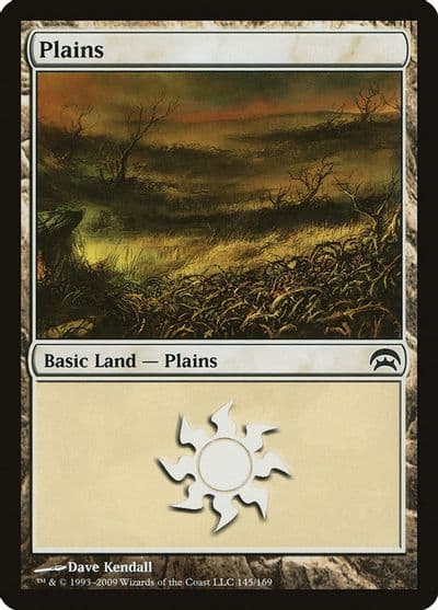 Plains 145 Planechase Magic card