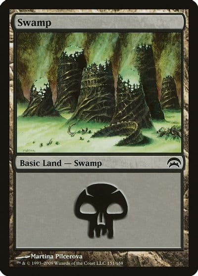Swamp 151 Planechase Magic card