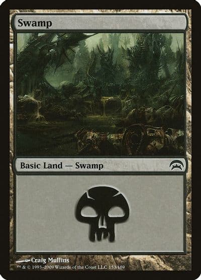 Swamp 153 Planechase Magic card