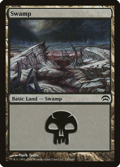 Swamp 155 Planechase Magic card