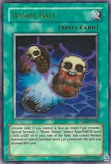 Worm Bait 5Ds Tag Force 4 Yu-Gi-Oh! Video Game Promotional Cards Yu-Gi-Oh! card