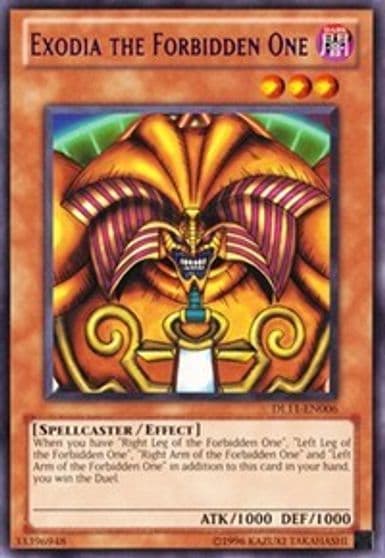 Exodia the Forbidden One Purple Duelist League Promo Yu-Gi-Oh! card
