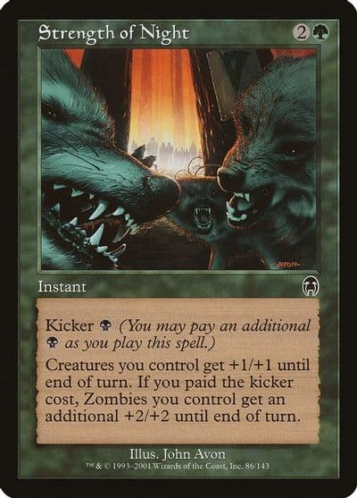 Strength of Night Apocalypse Magic card