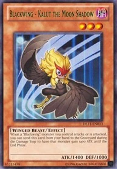 Blackwing Kalut the Moon Shadow Green Duelist League Promo Yu-Gi-Oh! card