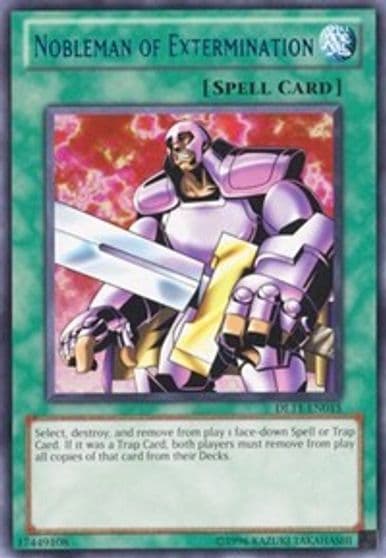 Nobleman of Extermination Blue Duelist League Promo Yu-Gi-Oh! card