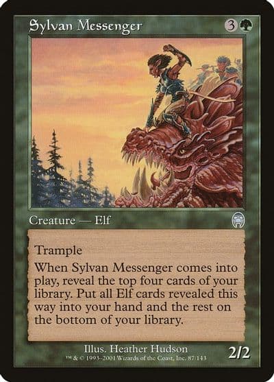 Sylvan Messenger Apocalypse Magic card