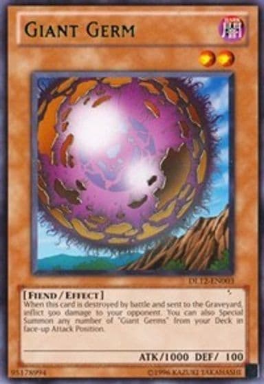 Giant Germ Green Duelist League Promo Yu-Gi-Oh! card