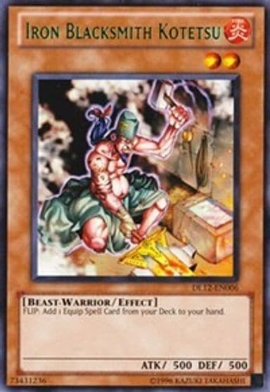 Iron Blacksmith Kotetsu Green Duelist League Promo Yu-Gi-Oh! card