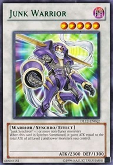 Junk Warrior Green Duelist League Promo Yu-Gi-Oh! card