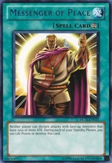 Messenger of Peace Blue Duelist League Promo Yu-Gi-Oh! card