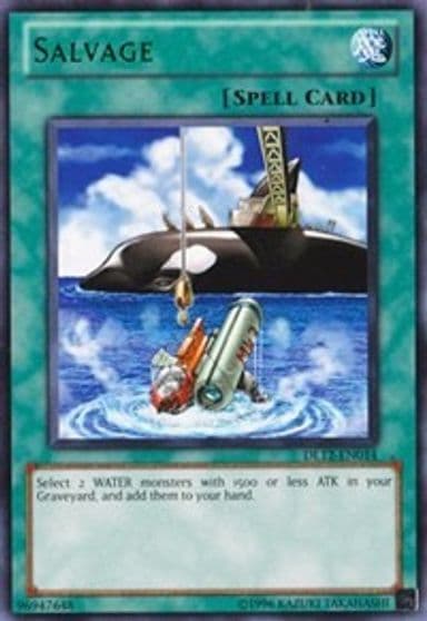 Salvage Green Duelist League Promo Yu-Gi-Oh! card
