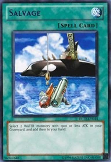 Salvage Purple Duelist League Promo Yu-Gi-Oh! card
