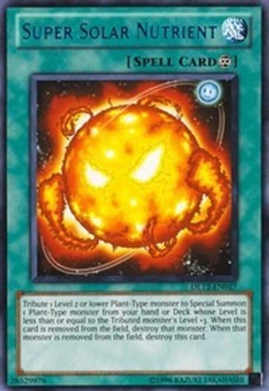 Super Solar Nutrient Blue Duelist League Promo Yu-Gi-Oh! card