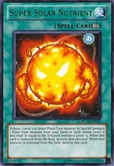 Super Solar Nutrient Green Duelist League Promo Yu-Gi-Oh! card