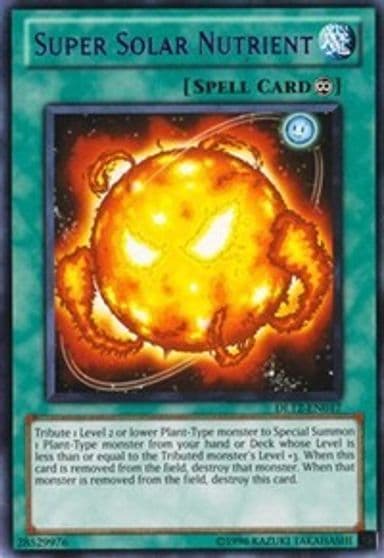 Super Solar Nutrient Purple Duelist League Promo Yu-Gi-Oh! card