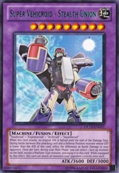 Super Vehicroid Stealth Union Green Duelist League Promo Yu-Gi-Oh! card