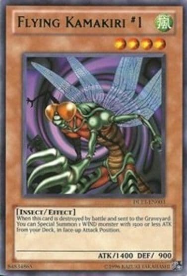 Flying Kamakiri 1 Green Duelist League Promo Yu-Gi-Oh! card