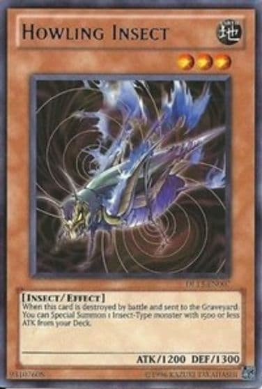 Howling Insect Blue Duelist League Promo Yu-Gi-Oh! card