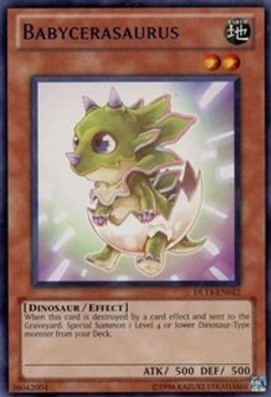 Babycerasaurus Blue Duelist League Promo Yu-Gi-Oh! card