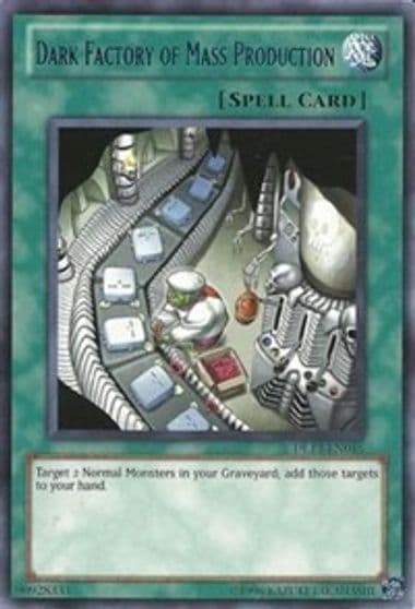 Dark Factory of Mass Production Blue Duelist League Promo Yu-Gi-Oh! card
