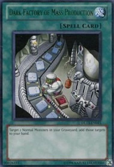 Dark Factory of Mass Production Green Duelist League Promo Yu-Gi-Oh! card
